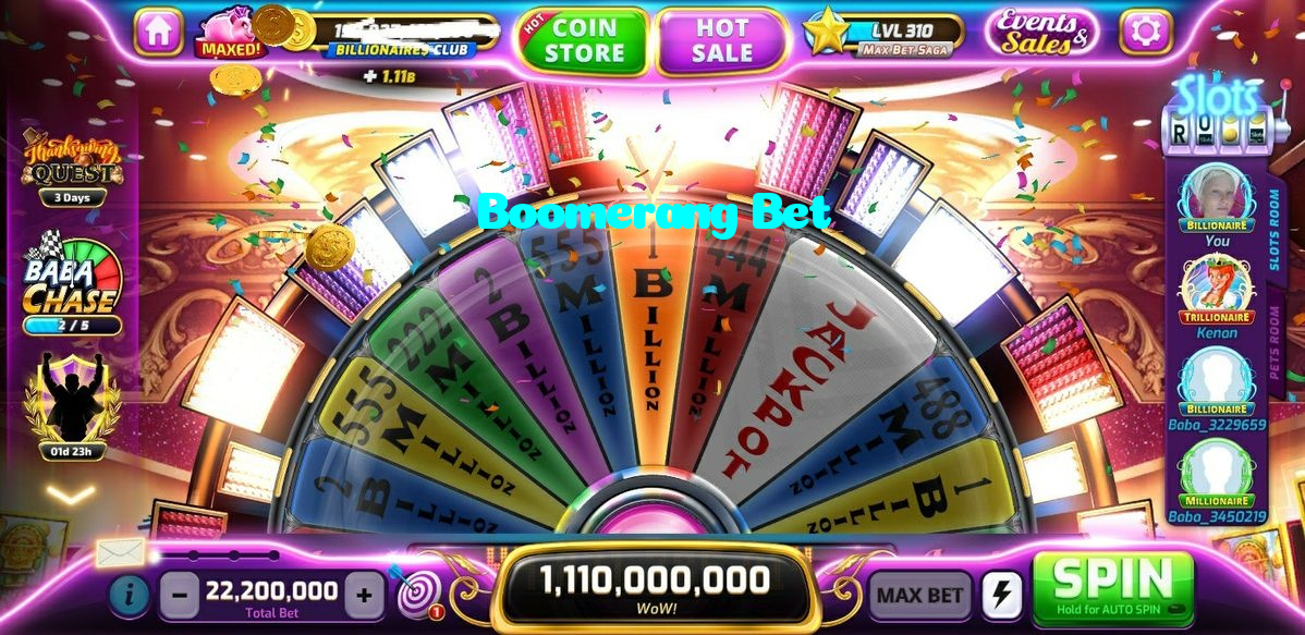 Boomerang Bet casino presented on mobile device in Pakistan with slots and live games